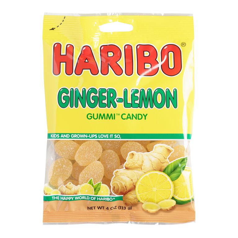 Haribo Ginger Lemon Gummy Candy image number 1