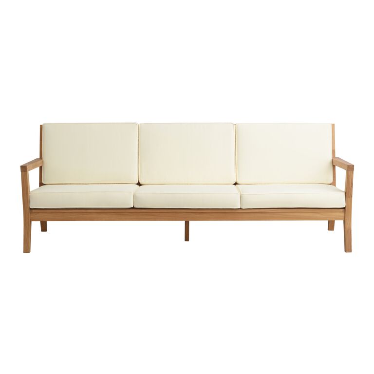 Calero Natural Teak Outdoor Couch image number 2