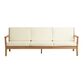 Calero Natural Teak Outdoor Couch image number 1