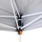 White Steel Premium Adjustable Pop Up Canopy image number 2