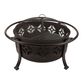 Echo Rubbed Bronze Steel Tile Fire Pit image number 0