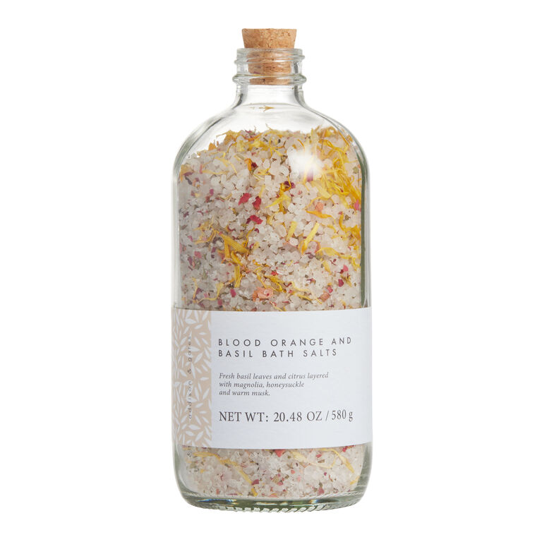 A&G Cozy Fall Blood Orange And Basil Bath Salts image number 1