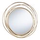 Round Gold Wire Abstract Circles Mirror image number 2
