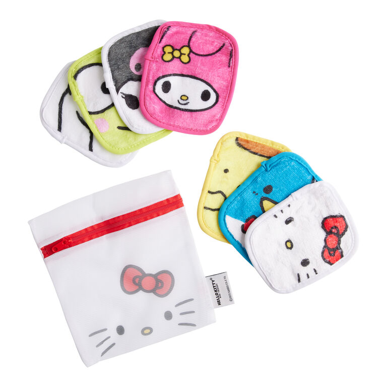 Hello Kitty & Friends Reusable Makeup Eraser 7 Day Set image number 1