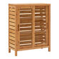 Sven Natural Bamboo Double Storage Cabinet image number 0