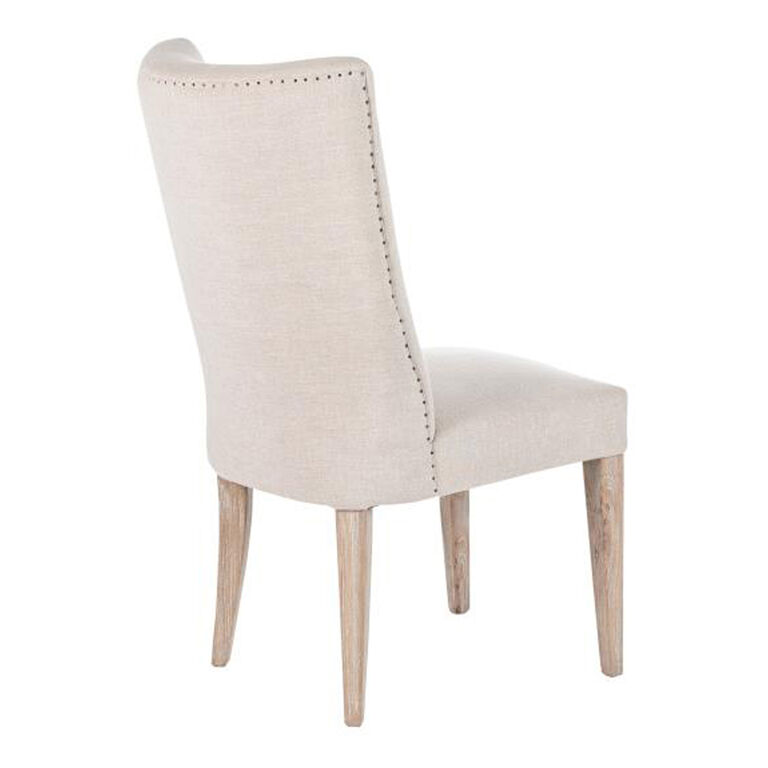 Alameda Natural Upholstered Dining Chair 2 Piece Set image number 5