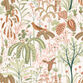 Pink Willow Rainforest Peel And Stick Wallpaper image number 0