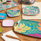 Tropicalia Square Multicolor Abstract Melamine Bowl 4 Pack image number 1