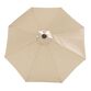 Market 9 Ft Tilting Patio Umbrella with Solar LED Lights image number 2