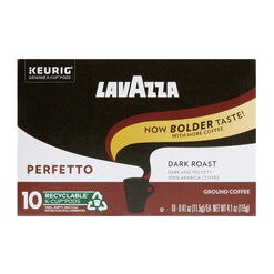 Lavazza Perfetto Dark Roast K-Cup Coffee Pods 10 Count