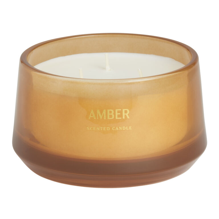 Gemstone Amber 3 Wick Scented Candle image number 1