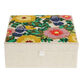Floral Toucan Beaded and Embroidered Storage Box image number 0