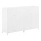 Rayna White Faux Rattan 2 Piece Media Stand image number 4