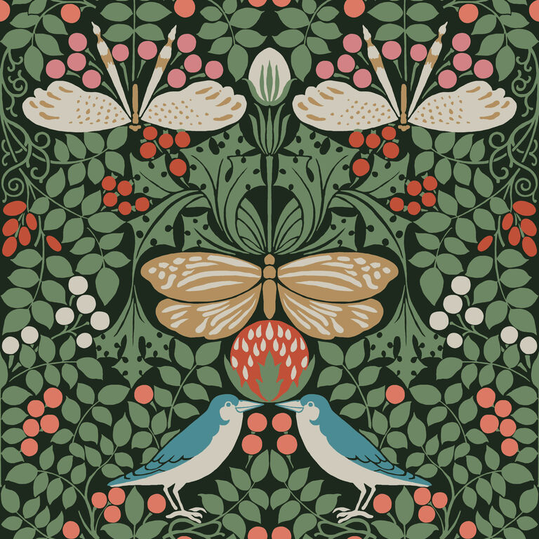 Ronald Redding Butterfly Garden Wallpaper image number 1