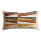 Multicolor Kilim Triangles Indoor Outdoor Lumbar Pillow image number 0