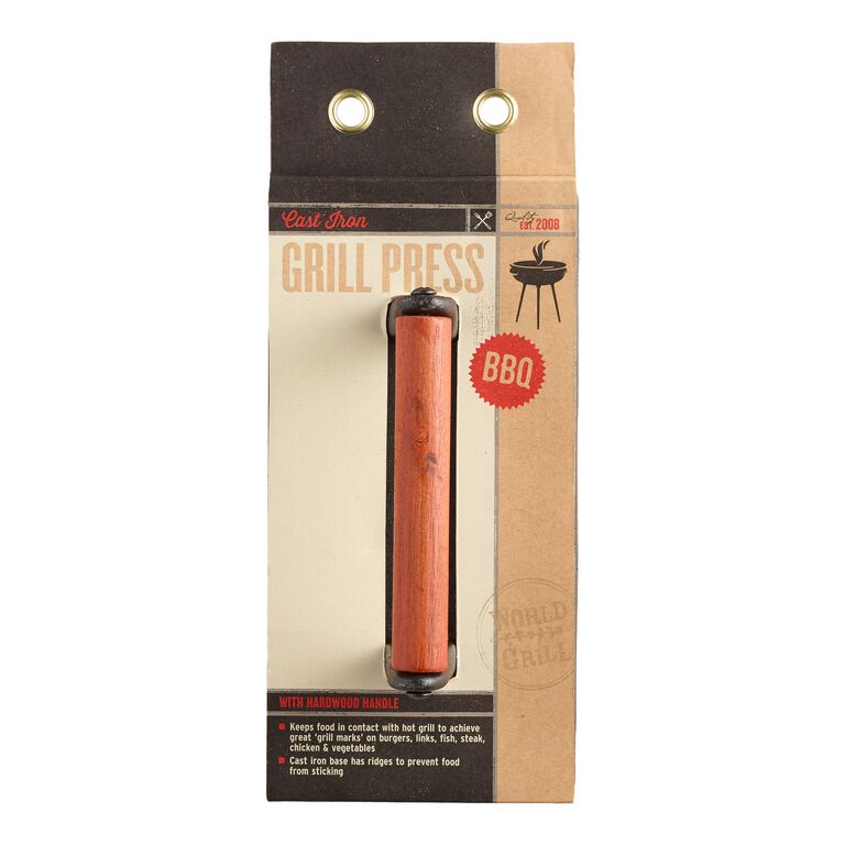World Grill Cast Iron Grill Press image number 1