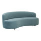 Somerville Velvet Curved Sofa image number 0