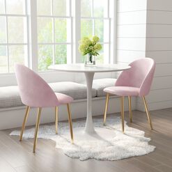 Barker Velvet Upholstered Dining Chair Set of 2