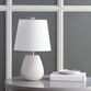 Brock White Ceramic Ribbed Table Lamps Set Of 2 image number 1