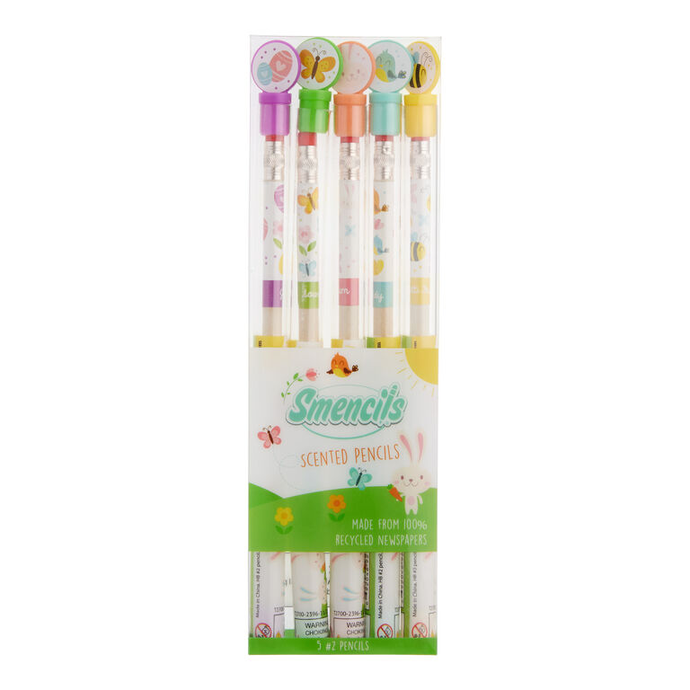 Smencil Easter Scented Colored Pencils 5 Pack image number 1