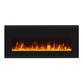 Fyre Black Steel Wall Mounted Electric Fireplace image number 0