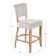 Monroe Oatmeal Upholstered Counter Stool image number 4
