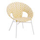 Camden Round Patterned All Weather Wicker Outdoor Chair