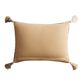 Nova Gray And Rust Kilim Indoor Outdoor Lumbar Pillow image number 2