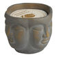 Sculpted Cement Buddha Spearmint Scented Citronella Candle image number 0
