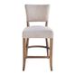 Monroe Oatmeal Upholstered Counter Stool image number 1