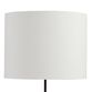 White Linen Drum Table Lamp Shade with Gold Lining image number 0
