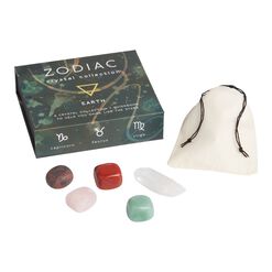 Earth Zodiac Elements Crystal Set