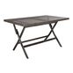 Afton All Weather Wicker Outdoor Folding Table image number 0