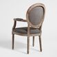 Paige Round Back Upholstered Dining Armchair image number 4