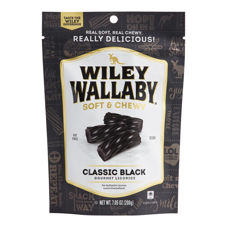 Wiley Wallaby Classic Soft Black Licorice image number 1
