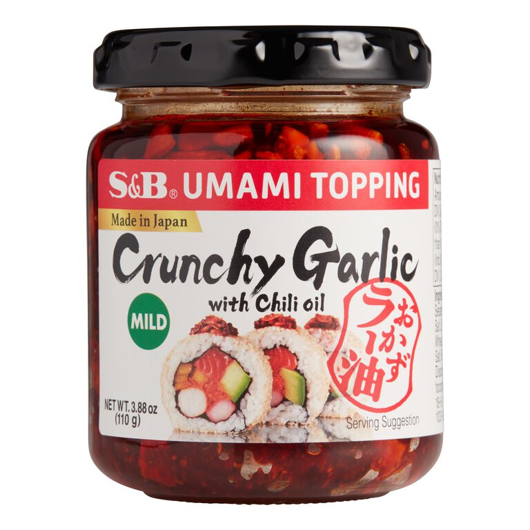 S&B Crunchy Garlic with Chili Oil Umami Topping image number 1