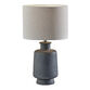 Clement Weathered Dark Gray Ceramic Table Lamp image number 0