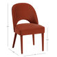 Paulette Velvet Upholstered Dining Chair Set of 2 image number 4