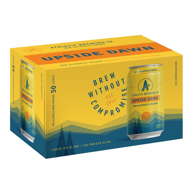 Athletic Brewing Non Alcoholic Upside Dawn Ale Can 6 Pack image number 1