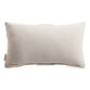 Ivory Checkered Indoor Outdoor Lumbar Pillow image number 2