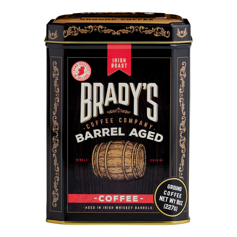Brady's Barrel Aged Irish Whiskey Ground Coffee Tin image number 1