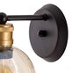 Coley Champagne Glass And Brass Wall Sconce image number 3