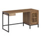 Anton Natural Carved Wood Home Office Collection image number 1