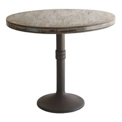 Sienna Round Reclaimed Pine Counter Height Dining Table