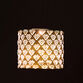 Copper Drum Chevron Fabric Solar LED Lantern image number 1