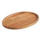 Oval Acacia Wood Trencher Cutting Board image number 0