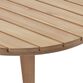 Nevis Round Acacia Outdoor Nesting Coffee Tables 2 Piece Set image number 2