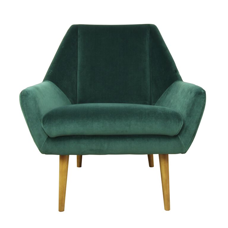 Austin Emerald Green Upholstered Chair image number 3