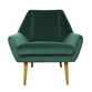Austin Emerald Green Upholstered Chair image number 2