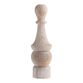 CRAFT Small Whitewash Hand Carved Wood Pillar Decor image number 0